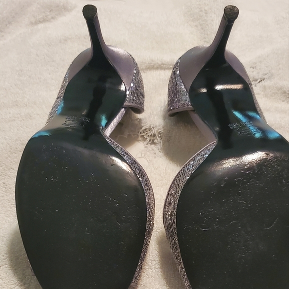NINA Silver Evening Shoes - Picture 4 of 7